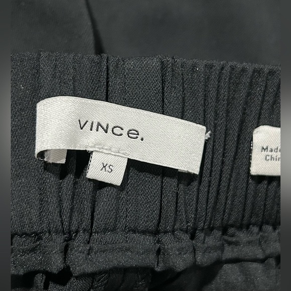 Vince Cuffed Drawstring Jogger Trouser Pants in Black XS - Picture 8 of 9